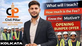 Civil Pillar Kolkata 🏗️ | Totally Practical Based Training in Kolkata 📍 | Opening Bumper Offer 🎉