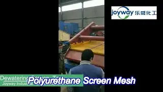 linear vibrating polyurethane screen mesh rectilinear screen