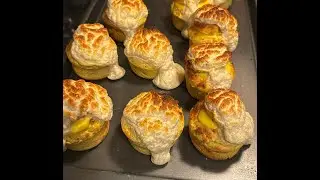Lemon Meringue Protein Muffins