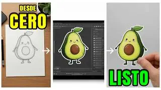 Crea STICKERS para Imprimir desde CERO | Tutorial Illustrator Completo