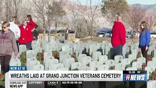Wreaths laid at Grand Junction veterans cemetery as part of national tradition