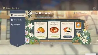 [Genshin Impact] While It's Warm Day 5 - Wanmin Fresh - Deliver to Laid Back Ling'guan