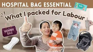 Hospital Bag for My First Baby 👶🏻👜| Realistic Labour Essentials 2025