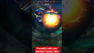 Prestige Calligraphia Yassuo PENTAKILL!!!   #wildrift #lolmobile  #wildriftshorts #yasuo