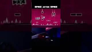 Geometry Dash SPIKE AFTER SPIKE #geometrydash #insanelevel #challengelevel #shorts