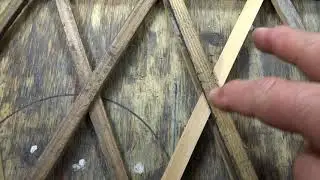 building a 28'' wooden Howe truss bridge side 1