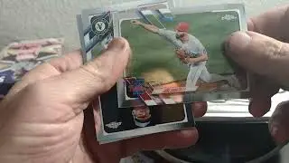 Opening Up- 3 Packs of 2021 Topps Chrome Baseball Cards