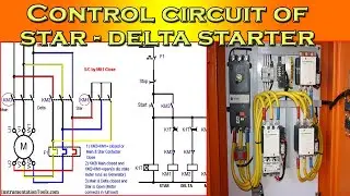 control circuit of star delta starter/ how does work star delta starter