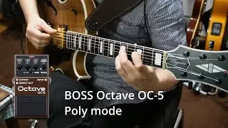 Boss Octave OC-5 , Poly mode , Sound Clip