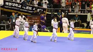 2018 Jeju World Taekwondo Hanmadang，Creative Poomsae Junior，2nd place，China Dragon Team 3