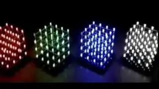 Светодиодные кубы 4х4х4 Демо