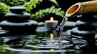 Night Relaxation Music 🌿 Bamboo Water Sounds for Deep Sleep & Peace