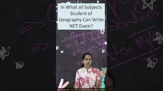 In What all Subjects Student of Geography Can Write NET Exam #ugcgeography #mageography
