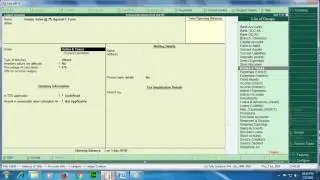 VAT and CST Masters in Tally ERP 9