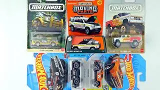 HOT WHEELS MATCHBOX OFF ROAD CAR WITH LAND ROVER DEFENDER || ASMR