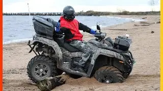 CFMOTO X8 , УТОНУЛ В ПЕСКЕ! ПОКАТУХА ПО ГОРОДУ!