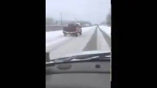 Snow Ski out of Truck at 50MPH