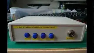 My DIY 1 To 4 Microphone Selector For Ham Radio By VR2ZXP
