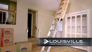 Louisville Ladder Elite Aluminum Attic Ladder AA2210 & AA2510 Series
