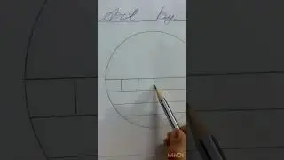 Circle drawing of rabbit🐰❤️