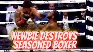 NEWBIE DESTROYS A PRO BOXER | GREG HARDY VS HASIM RAHMAN JR.🥊🥊🥊🥊