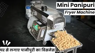 Mini Fryer Machine से पापड़ी और पुरी बनाना हुआ आसान | स्टार्टअप के लिए बेस्ट!