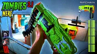 NERF meets Call of Duty ZOMBIES 3.1 | (Nerf First Person Shooter!)