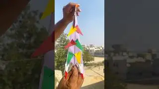 Rocket Warrior Paper Plane Flying Above The Clouds