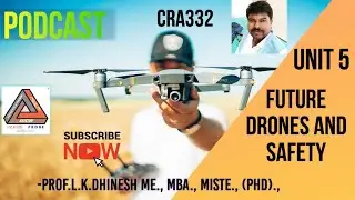 CRA332 DRONE TECHNOLOGIES | UNIT 5 Future Drones & Safety |Podcast