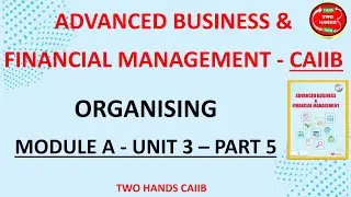 MODULE A UNIT 3 PART 5 I ADVANCED BUSINESS AND FINANCIAL MANAGEMENT I TWO HANDS CAIIB I CAIIB ABFM