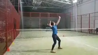 Entra&icirc;nement vol&eacute;e et Bandeja de Jessica Castell&oacute;