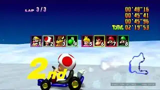 Mario Kart 64 ROG AllyX SuperHD Flower 🌹cup 100c