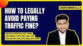 How to avoid traffic fine - Innovative way to avoid traffic fines - Know your legal rights