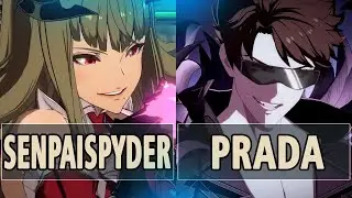 GBVSR: SenpaiSpyder (Metera) Vs Prada (Belial) | High Level Gameplay.