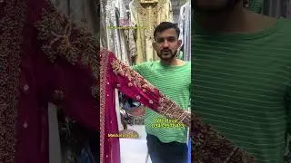 Beautiful kora Dabka Hand Work Designer Dresses Zardozi Embraided suit Tila work suit Zari Dress 