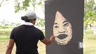 SELF TAUGHT SPEED PAINTER DREAMS OF GOING GLOBAL