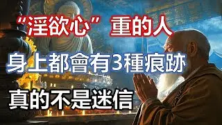 你知道嗎？“淫欲心”重的人，身上都會有3種痕跡！看看你有嗎？#佛學#智慧#因果