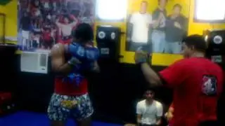 Evolution MMA Mumbai - boxing pads workout and drills # 1