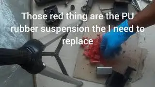 Dualtron rear PU rubber suspension replacement