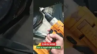 How to install USB ports in car #subscribe #my #channel #usbport #reparing #car #bike #engine #AT's.