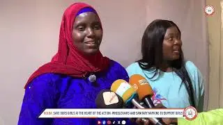 KOLDA: SAVE OURS GIRLS AT THE HEART OF THE ACTION  WHEELCHAIRS AND SANITARY NAPKINS TO SUPPORT GIRLS