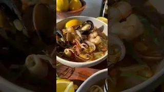 Cioppino (Fisherman&rsquo;s Stew) with Linguine #seafoodstew #seafood