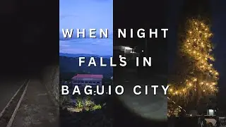 Exploring the Streets of Baguio City at Night