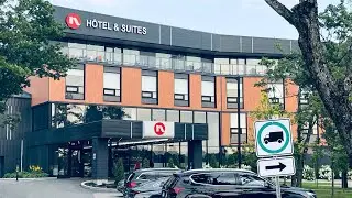 Hotel Suites Normandin Levis room tour Quebec Canada