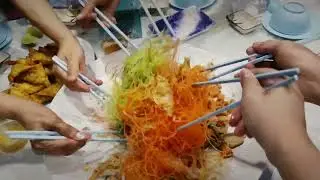 Slow-Motion Chinese New Year Lou Hei!