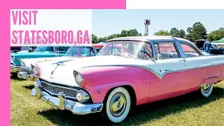 Visit Statesboro Georgia ~Classic Car Show ~ Antique Shopping ~ Southern Houses ~ Georgia Southern