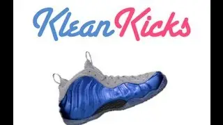 Klean Kicks: Nike Air Foamposite One Sport Royal blue/wolf grey, Unboxing/Review