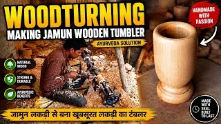 making woden  sugar free glass | jamun ke lakdi ka glass