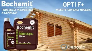 Tratament preventiv lemn, insecte, ciuperci, mucegai, Bochemit Opti F - distribuitor Deposib Expert