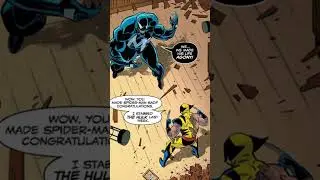 Росомаха высмеивает Венома 😂 - Marvel Comics #shorts